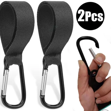 Baby stroller hook - aluminum carabinerPrams