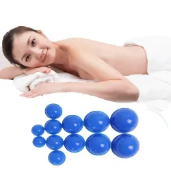 Ventouses en silicone - ventouses / massage / thérapie anti-cellulite - 12 pièces