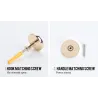 Poignées rondes de meubles - boutons - crochets muraux