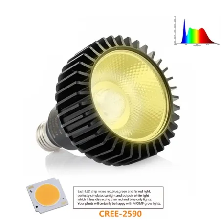 Lampe de culture à LED - ampoule - spectre complet - COB - E27