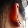 Boucles d'oreilles aimantées amincissantes