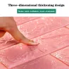 3D muursticker - zelfklevend foam - behang - watervast - baksteen design - 60 * 30cmMuurstickers