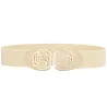 Elastische canvas riem - met decoratieve metalen gespRiemen