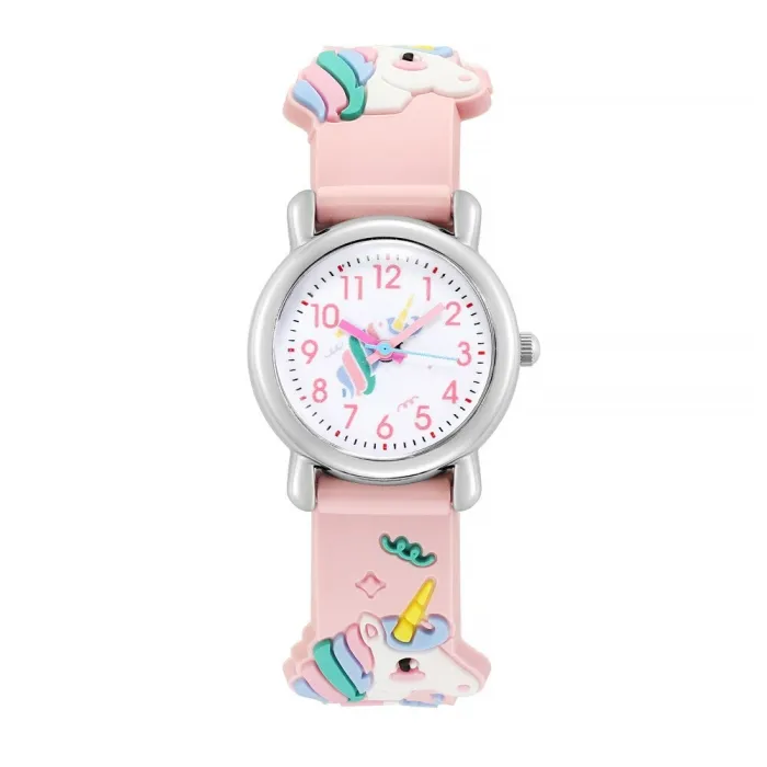 Quartz kinderhorloge - siliconen band met eenhoornHorloges