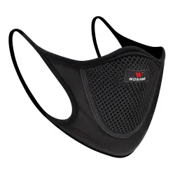 Masque facial de cyclisme - anti-poussière - coupe-vent - anti-pollution - filtre à mailles