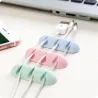 Organisateur de câble en silicone - 3 rangées - 2 pièces