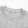 Elegante gebreide jurk - lange mouw - tailleriemJurken