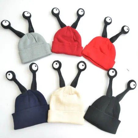 Bonnet tricoté chaud - drôles de longs yeux