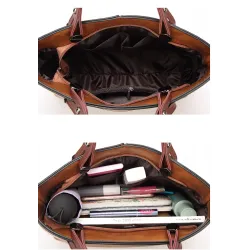 Elégant sac à bandoulière en cuir