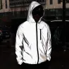 Reflecterend jack met capuchon - unisexJassen
