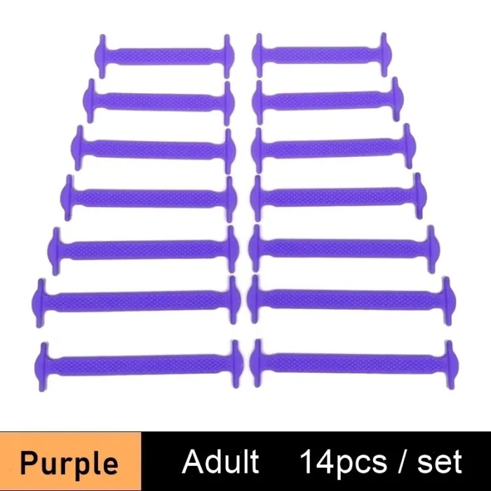 Lacets élastiques en silicone - sans attache