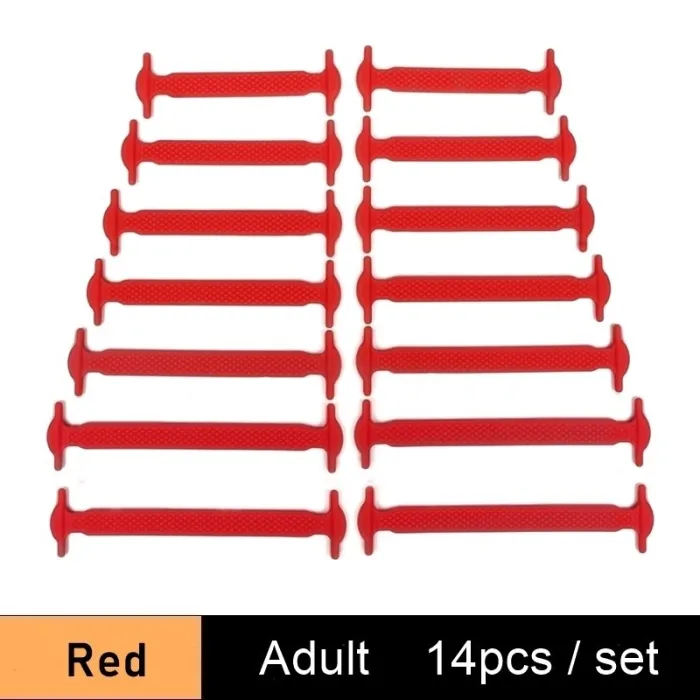 Lacets élastiques en silicone - sans attache