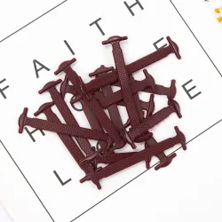 Elastische siliconen schoenveters - geen strik - 12 stuksSchoenen