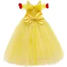 Elegant off shoulder dress - yellow girls costumeCostumes