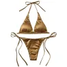 Sexy bikiniset - metallic kleureffectBadkleding