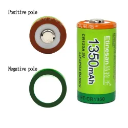 LiFePo4 - Pile CR123A - rechargeable - 1350mAh - 3V