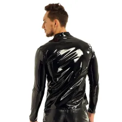Glanzende lakleren jasJassen