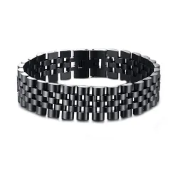 Roestvrijstalen brede armbandArmbanden