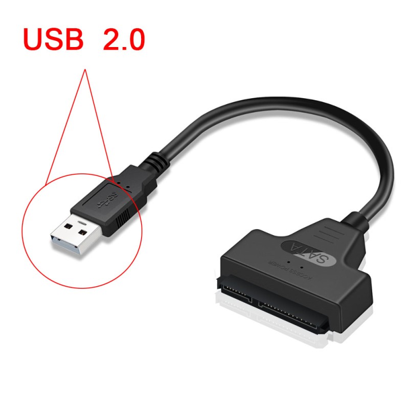 SATA kabel naar USB 3.0 / USB 2.0 - adapterKabels