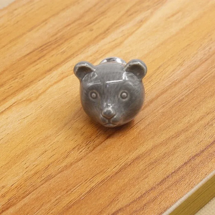 3D keramische beer - meubelgrepen - knoppenMeubels