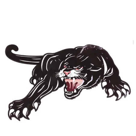 Tigre noir - autocollant de voiture en vinyle