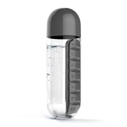 Daily pill organizer - box - water bottle - leak-proof - 600mlWater bottles