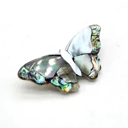 Papillon nacre - broche