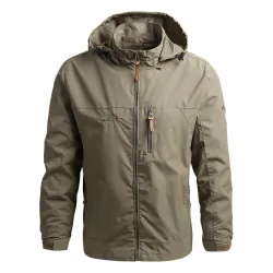 Windjack met capuchon voor herenJassen