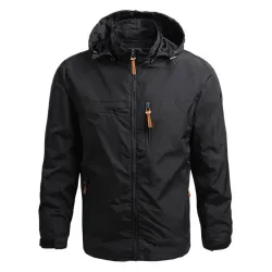 Windjack met capuchon voor herenJassen