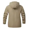 Militair herenjack met capuchon - winddicht - waterdichtJassen