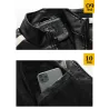 Blouson cuir court - patchs décoratifs