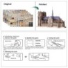 Puzzles 3D en métal - Cathédrale Notre Dame - Maquette DIY - kit de construction