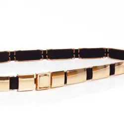 Modieuze elastische gouden riemRiemen