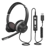 Mpow HC6 - Casque filaire USB - casque avec microphone - 3,5 mm
