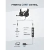 Mpow HC6 - Casque filaire USB - casque avec microphone - 3,5 mm