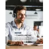 Mpow HC6 - Casque filaire USB - casque avec microphone - 3,5 mm