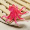 Fluorescerende kunstoctopus - met zuignap - aquariumdecoratieDecoraties