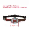 Cowboy style leather belt - with metal decorationsBelts