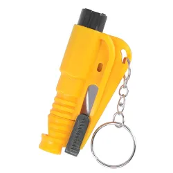 3 in 1 mini safety emergency hammer - seat belt cutter - window breakerKeyrings