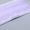 Masques visage / bouche jetables - 3 couches - anti-poussière - antibactérien - violet