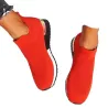 Mesh sportsneakers - instapschoenen - met hoog plateauSchoenen