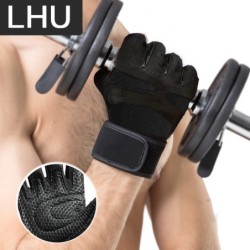 Professionele fitnesshandschoenen - halve vinger - honingraatdesignEquipment