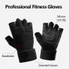 Professional fitness gloves - half-finger - honeycomb designEquipment