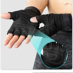 Professionele fitnesshandschoenen - halve vinger - honingraatdesignEquipment