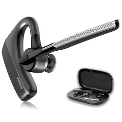 Écouteurs Bluetooth - Casque sans fil HD - avec double microphone CVC8.0 - réduction du bruit