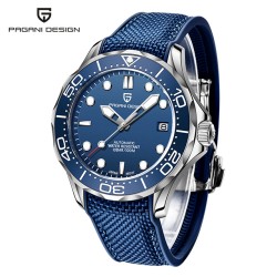 PAGANI DESIGN - montre automatique tendance - bracelet nylon - bleu
