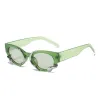 Lunettes de soleil rectangle style punk - avec décoration serpent