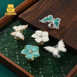 Poignées de meubles décoratives - boutons - papillons - fleurs