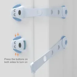 Multifunctional furniture safety lock - finger protection - 4 piecesFurniture