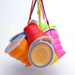 Mug pliable en silicone - sans BPA - 200ml